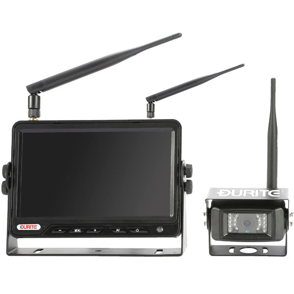Durite 7" QUAD Monitor Wireless Camera System (4 camera inputs, incl. 1 x IP68 CMOS camera)