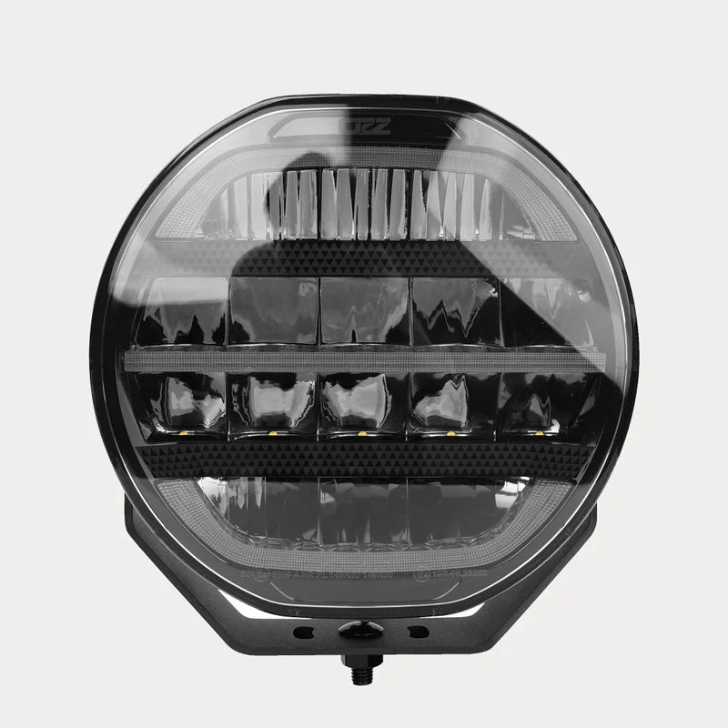 OZZ XR2 7" LED Driving Light – 7,200 Lumens, 470m Range, ECE R149, White/Amber Position Light | 88103