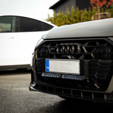 OZZ DLP1 LED Licence Plate Holder with Integrated Driving Light Bar – 9,600 Lumen, Black, 10–32V