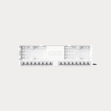 OZZ DLP1 LED Licence Plate Holder with Integrated Driving Light Bar – 9,600 Lumen, White, 10–32V