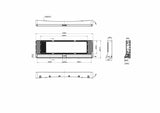 OZZ DLP1 LED Licence Plate Holder with Integrated Driving Light Bar – 9,600 Lumen, White, 10–32V