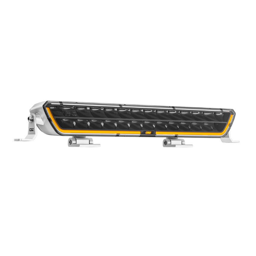 OZZ HP P20" White LED Driving Light Bar – 17,500 True Lumens, 1,100m Range, ECE R149, White/Amber Position Light