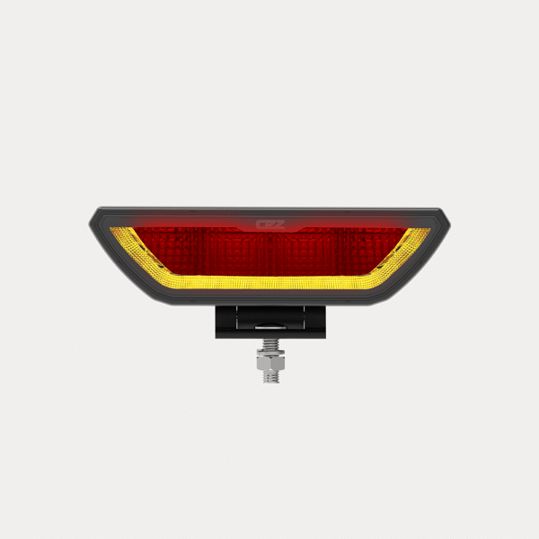 OZZ WR2 65 LED Work & Reverse Light – R65 Warning Lamp with Tail Light Function, 12–24V