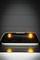 OZZ SQR 3" LED Work Light – Flood Beam with R65 Class 2 Warning Light, 12–24V