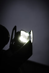 OZZ SQR 3" LED Work Light – Flood Beam with R65 Class 2 Warning Light, 12–24V