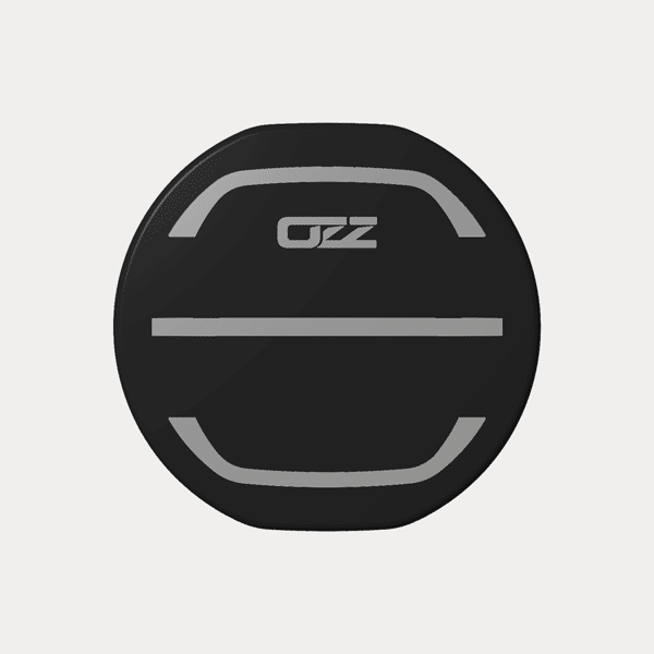 OZZ 7" Black Lens Cover – Protective Blackout Cover for OZZ XR2 Driving Lights 88103 & 88104