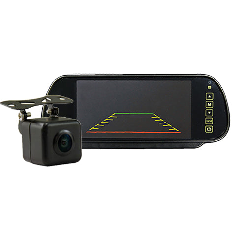 Durite 960H Number Plate Camera & Mirror Monitor Kit - 12/24V