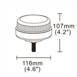 Truck LED ECE R65 LED Low Profile Flashing Beacon Amber - Single Bolt Mount