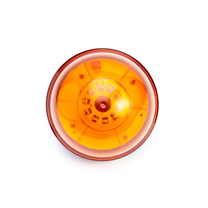 DIN Mount LED R10 Flashing Beacon - Amber