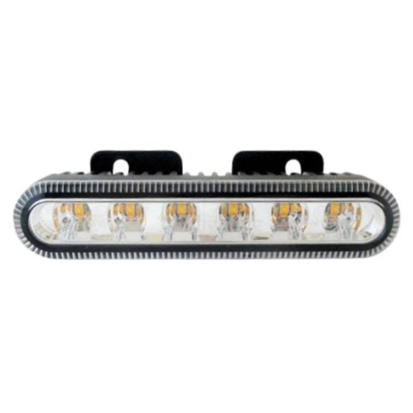 Explorer 6 LED Directional Warning Light – R65 Approved Strobe, 10–30V, Bracket Mount