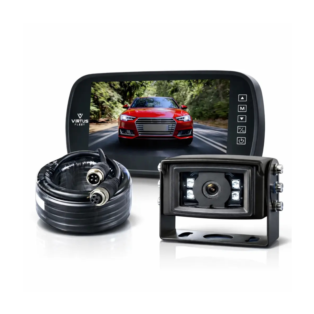 Clip-On Reversing Camera Kit – 7" HD Monitor & 1080p AHD Rear View Camera for Vans & Commercial Vehicles