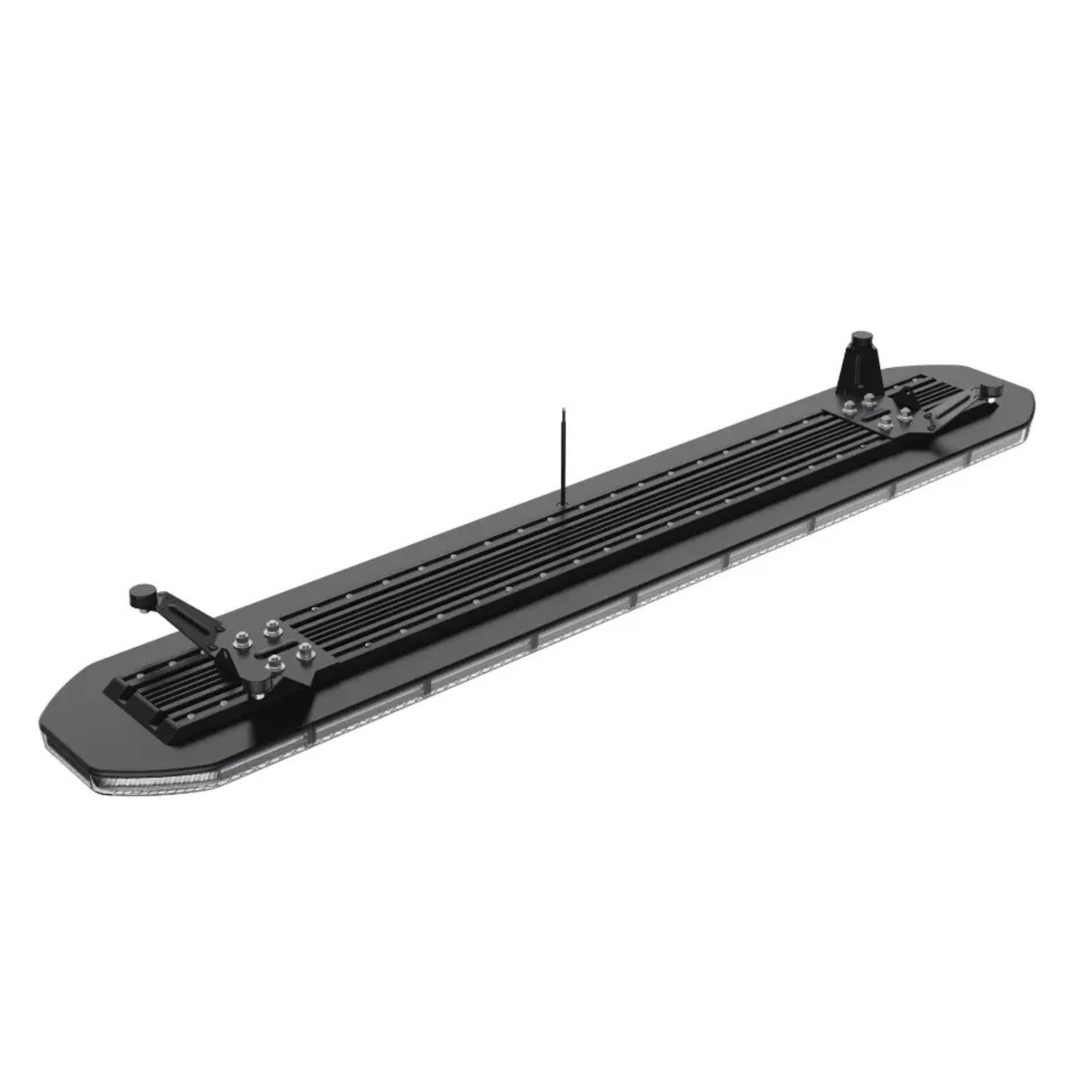 APEX Black Top LED Warning Lightbar 1500mm – Low Profile ECE R65 Amber Beacon, 10–30V