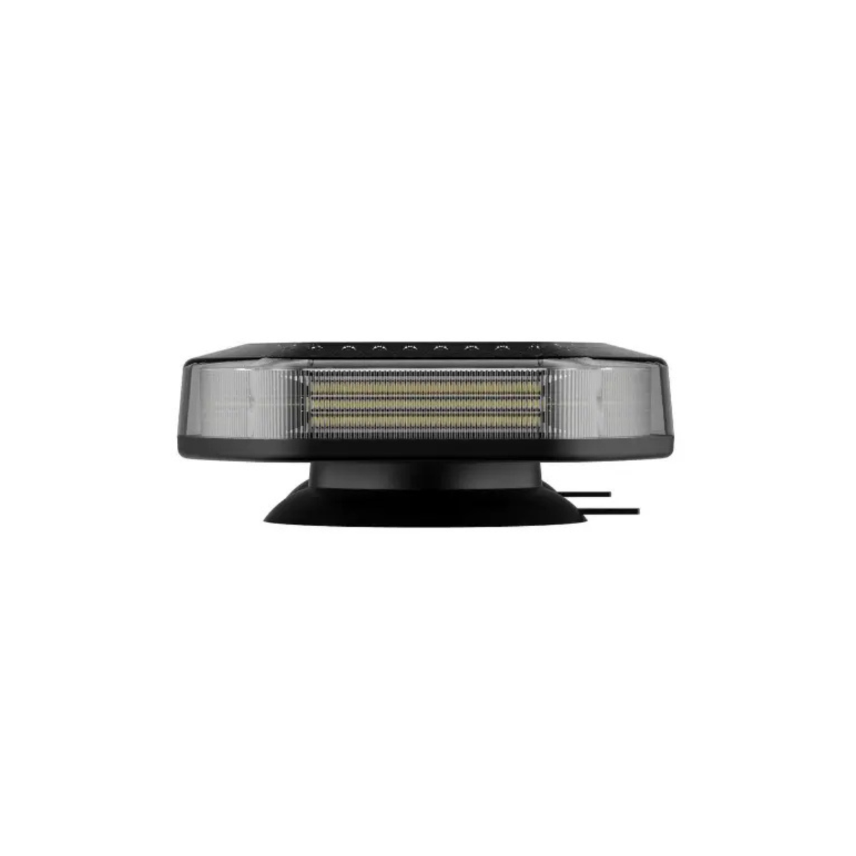 280mm Low Profile LED Mini Lightbar – ECE R65 Amber Warning Beacon, Magnetic Mount with Cigarette Plug, 10–30V