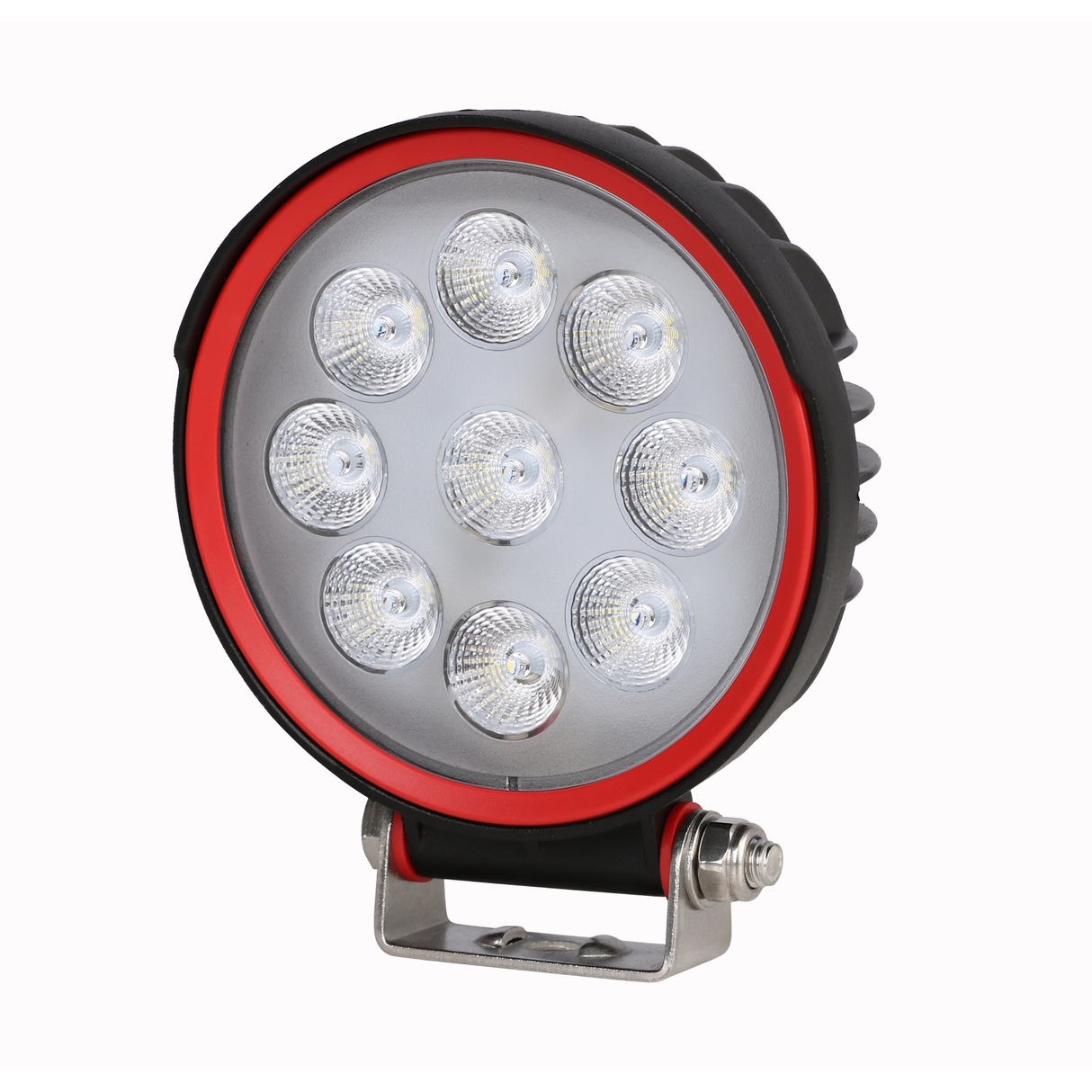 Essential Series LED Round Work Lamp 27W Flood Beam – 2430 Lumens, ADR & ECE R10 Approved, 9-32V