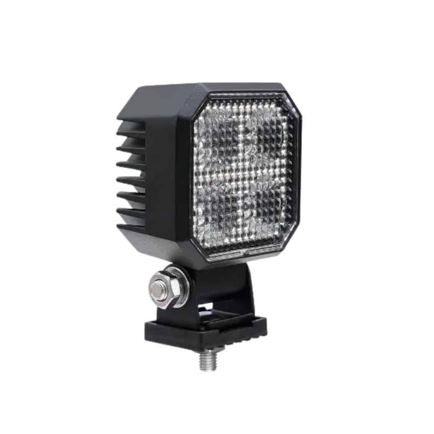 Premium 4 LED Square Work Light – 20W OSRAM, 1,764 Lumens, Flood Beam, 12/24V, IP69K