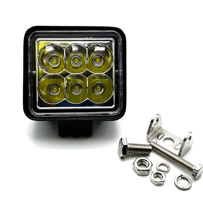 Galaxy 18W Square LED IP68 Work Lamp with Spot Beam