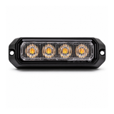 Ultra Bright ECE R65 Amber LED Warning Strobe Lamp | Surface Mount | 12/24V