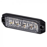 Truck LED 4 LED ECE R65 Warning Grill Strobe Lamp 12/24V - Amber