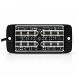 Ultra Slim 12 LED R65 Surface Mount Warning Light – Amber LED Strobe Module 12/24V