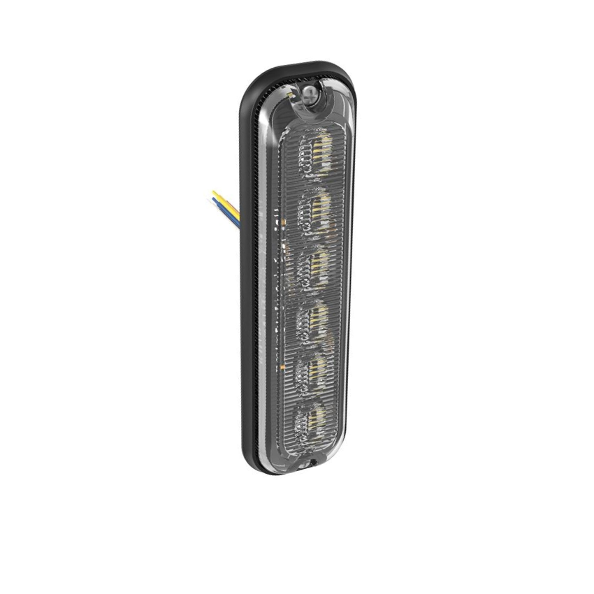LAP HLED6AV 6 LED Vertical Amber Warning Light Head – ECE R65 Class II ...