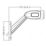 Truck LED Rubber LED Stalk Trailer Marker Lamp