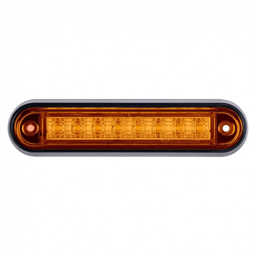 Truck LED Side Marker Light – Amber, 8 LED, 12/24V, IP67 Rated with Durable ABS Housing