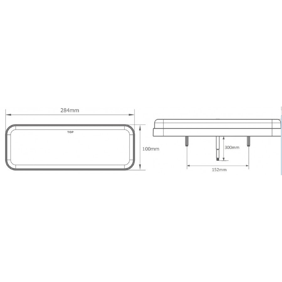 Truck LED L18 Series Multifunction Rear LED Lamp With Dynamic Indicator