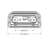 Truck LED 12/24V LED License Number Plate Lamp
