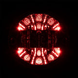 Truck LED 'Hamburger' LED Slim Line Rear Round Stop & Tail Lamp (9-33V)