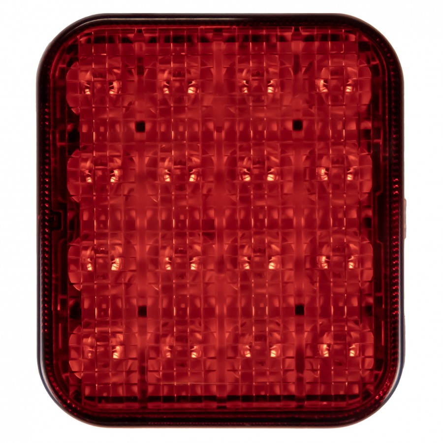 Truck LED L2503 Rectangular LED Rear Fog Light – 16 LEDs, 12/24V, ECE R148, IP67