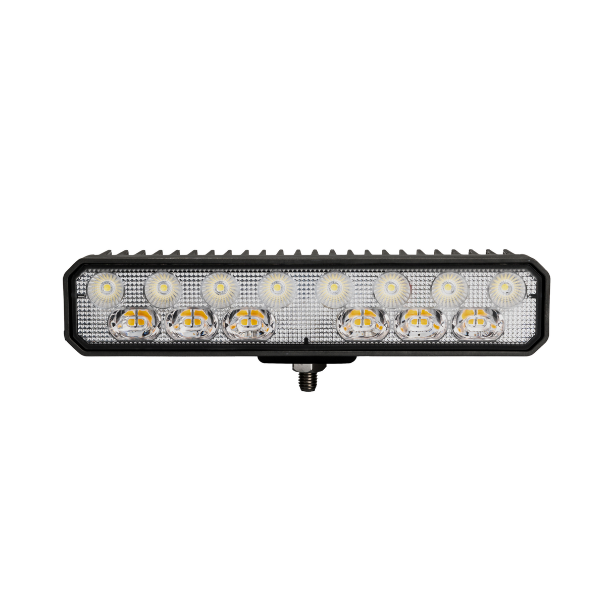 LAP LED Work Lamp with R65 Amber Strobe – 3780 Lumen Flood Beam, ECE R10/R65 Approved, 10–30V