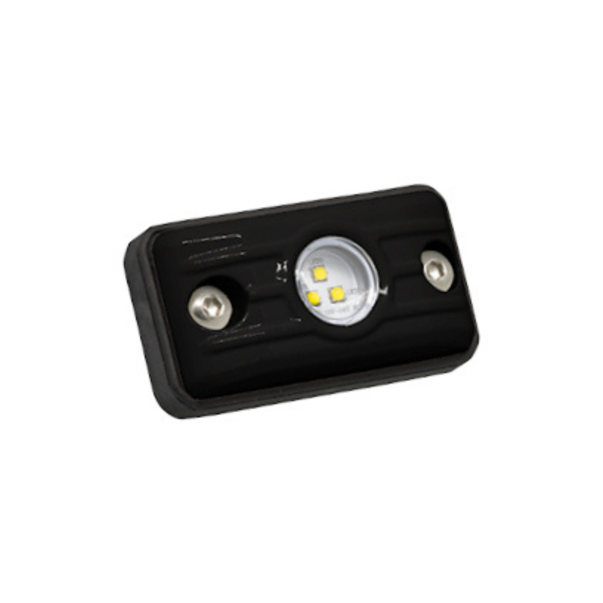 LAP Compact Low Profile LED Work Lamp – 1000 Lumen Flood Beam, Black Housing, 10–30V