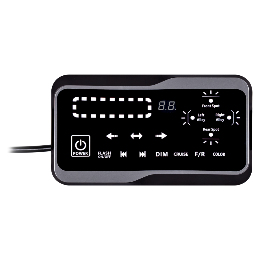 Truck LED ECE R65 Compact Strobe Warning LED Lightbar Amber - 880mm