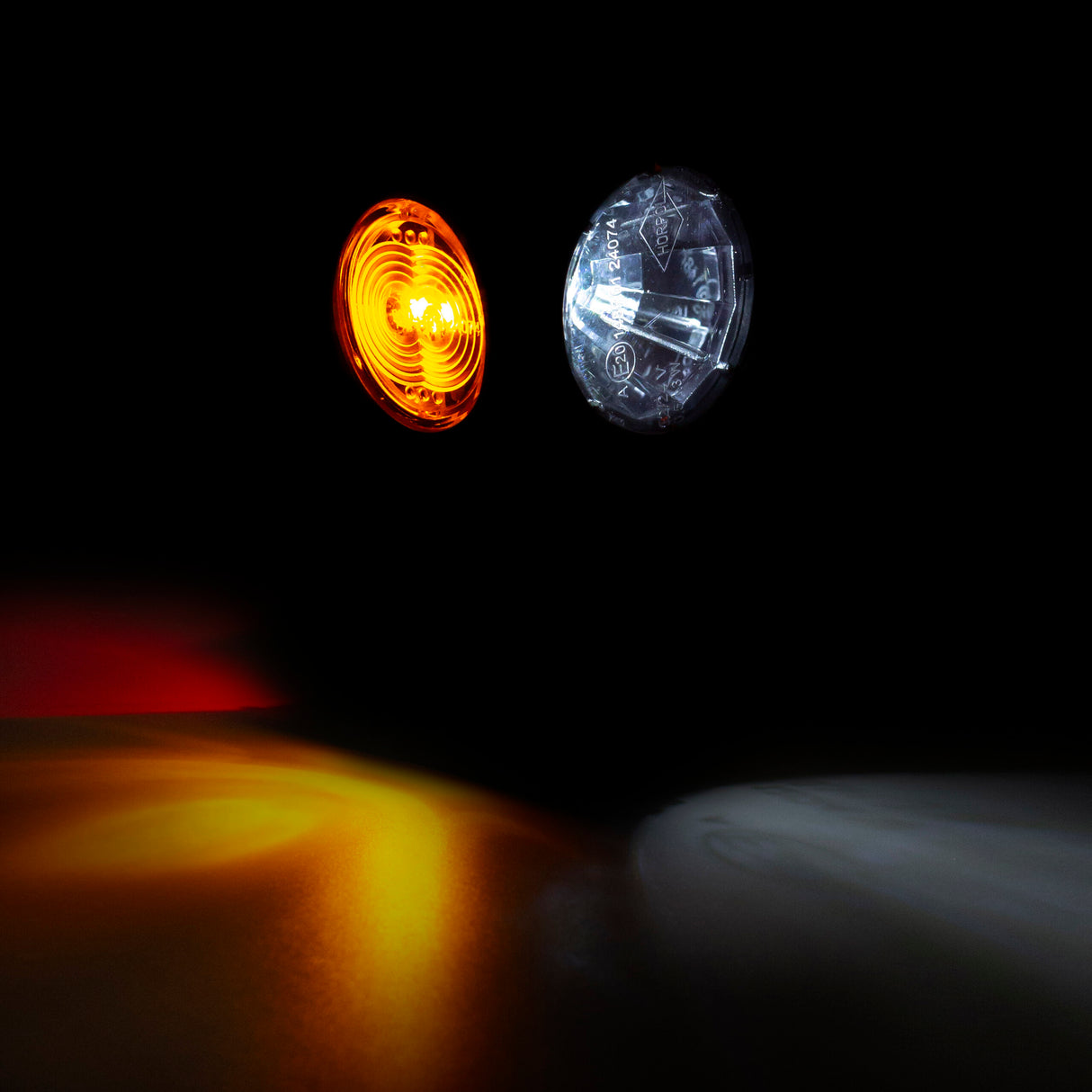 Truck LED Flexible Rubber Stalk Mount Angled LED Marker Lamp