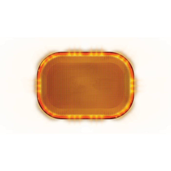 LED Autolamps MLB 246 Mini R65 Approved Compact LED Lightbar (Amber Lens) - Magnetic Mount