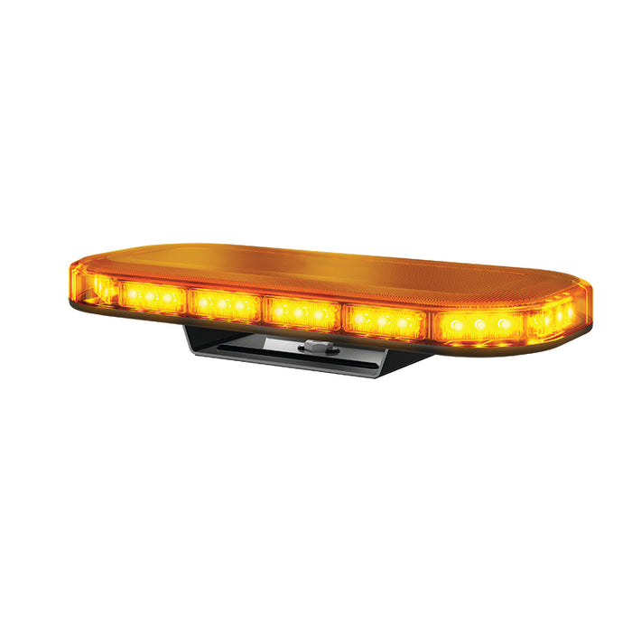 LED Autolamps MLB 380 Mini R65 Approved Compact LED Lightbar (Amber Lens) - Single Bolt