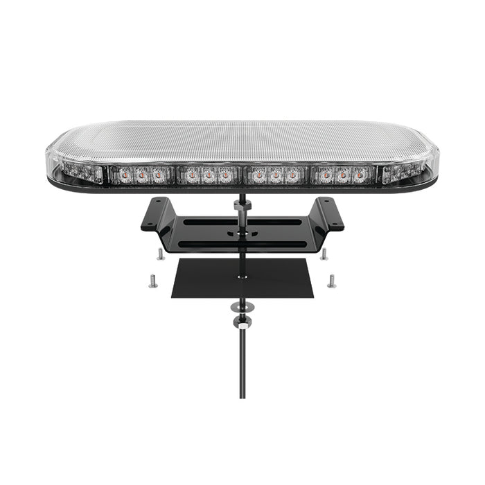 LED Autolamps MLB 380 Mini R65 Approved Compact LED Lightbar (Clear Lens) - Single Bolt