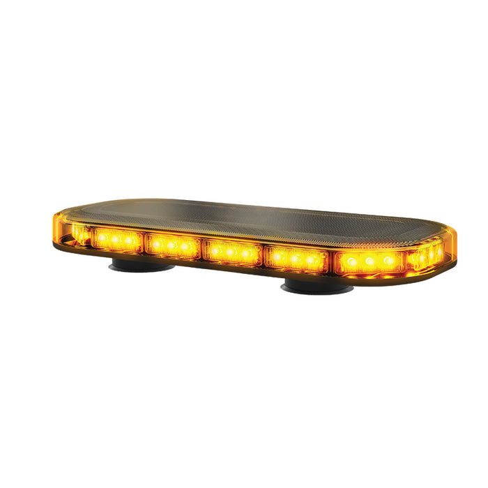 LED Autolamps MLB 380 Mini R65 Approved Compact LED Lightbar (Tinted Lens) - Magnetic Mount