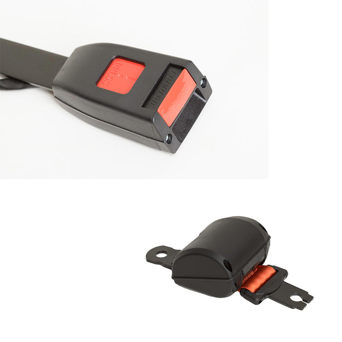 LAP Electrical Orange Seat Belt Kit with Buckle LAP912