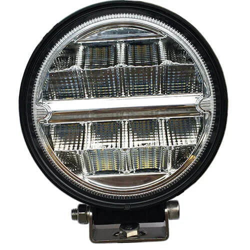 TRALERT® Onix Round LED Work Light – 2272lm Flood Beam, 12–24V with DT Connector