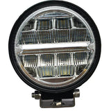 TRALERT® Onix Round LED Work Light – 2272lm Flood Beam, 12–24V with DT Connector