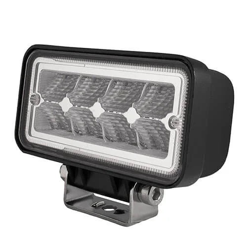 TRALERT® Onix Compact LED Work Light – 1136lm Flood Beam, 12–24V with Deutsch Connector