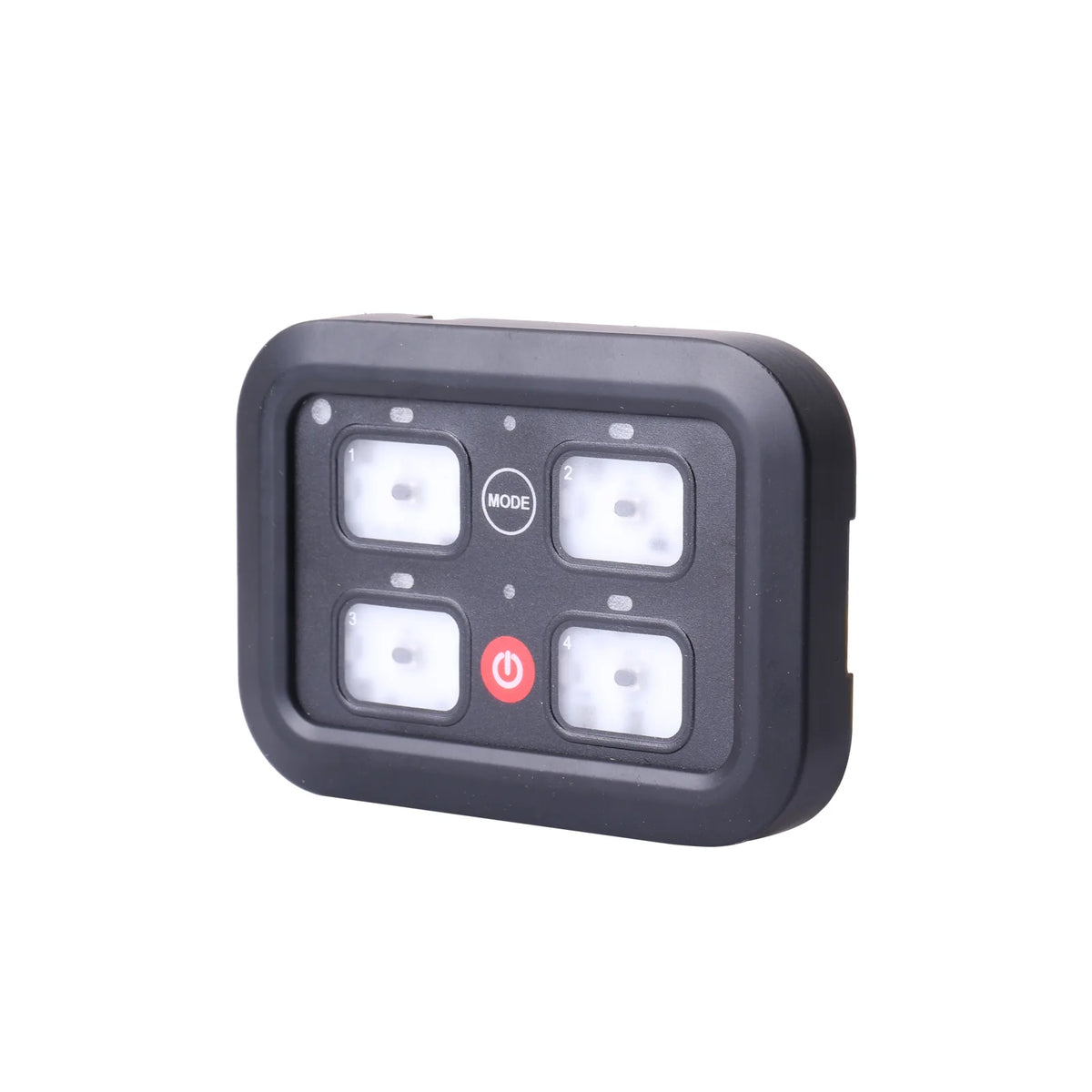 TRALERT® 4-PAD LED Lighting Switch Panel with Smartphone App Control – 4-Button, 12/24V, ECE R10