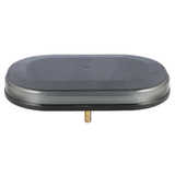 116 Series Smoked Mini LED Lightbar – R65 Approved Warning Light with Single Bolt Mount - 12/24V