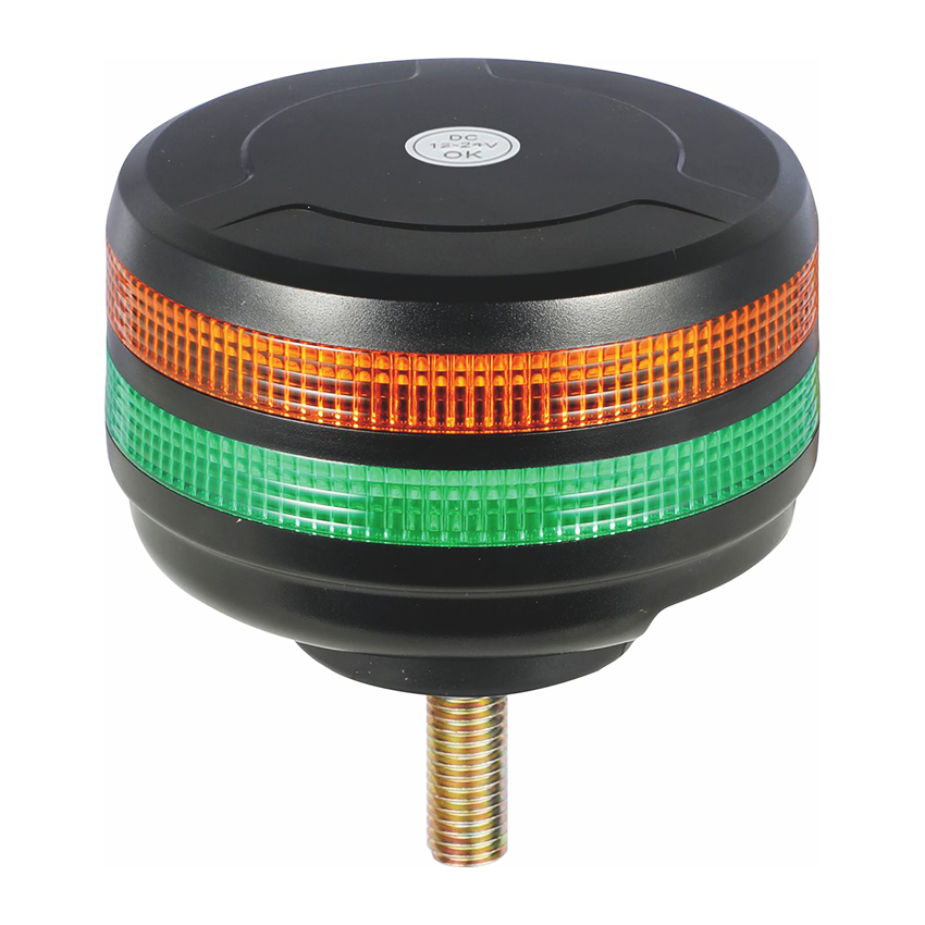 233 Series Dual Function LED Plant Beacon Amber/Green - Single Bolt