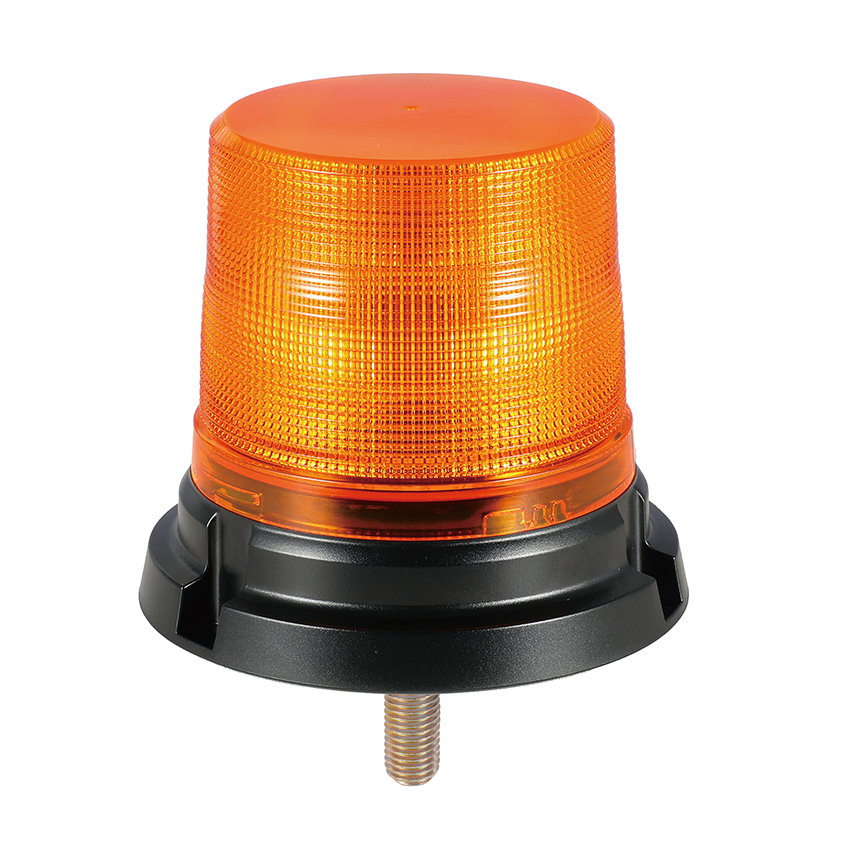 270 Series High Profile R65 LED Flashing Beacon Single Bolt - Amber