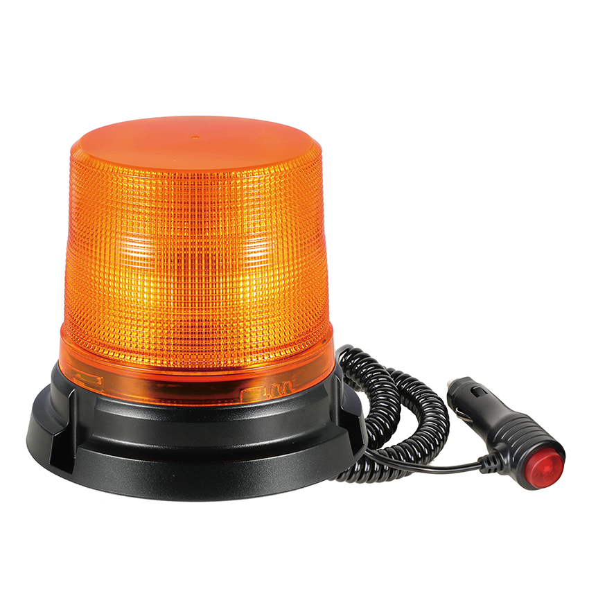 270 Series High Profile R65 LED Flashing Beacon Magnetic - Amber