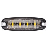 707 Series 4-LED Low Profile LED Strobe Warning Grille Lamp 12/24V