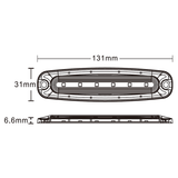 707 Series 6-LED Low Profile LED Strobe Warning Grille Lamp 12/24V