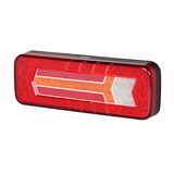 850 Series LED Rear Combination Lamp – Progressive Indicator with Stop, Tail, Reverse & Fog, 12/24V - 284mm